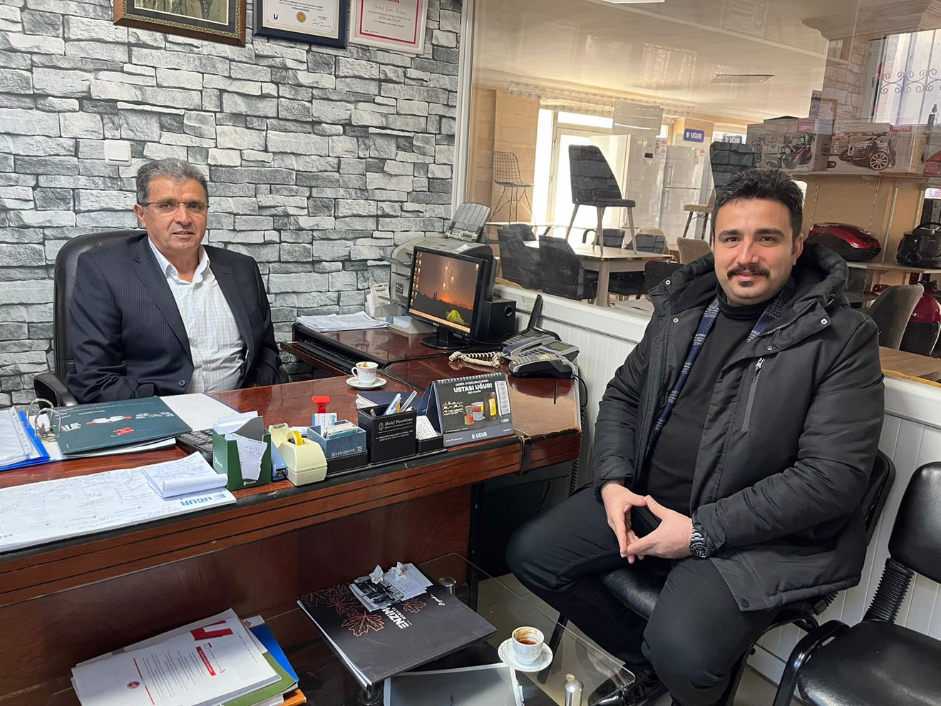 Kızılay Derneği Bozkır Temsilciliği Koordinatörü Nurettin Yılmaz' a iadeyi ziyaret